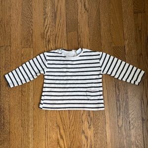 Zara Baby Double Faced Striped Top